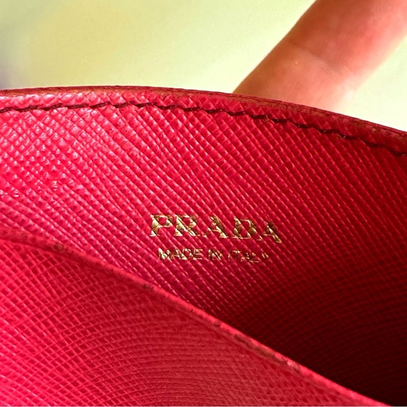 PRADA β‘ Cardholder - Red β‘ Great Condition β‘ Leather β‘ - Picture 6 of 6
